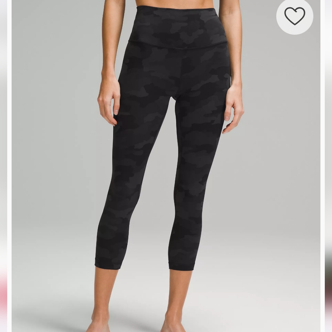 Lululemon Euc Align High-Rise Crop 23"Buttery-Soft, Barely-There Feel Si
